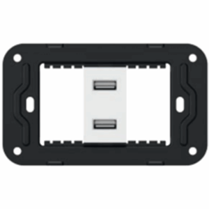 Ổ cắm kích thước 1/3, ổ đôi USB 5V 2,1A