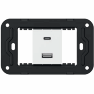 Ổ cắm kích thước 1/2, ổ USB + ổ type C 18W sạc nhanh