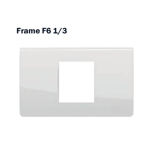 Khung vỏ dùng cho ổ cắm và công tắc kích thước 1/3