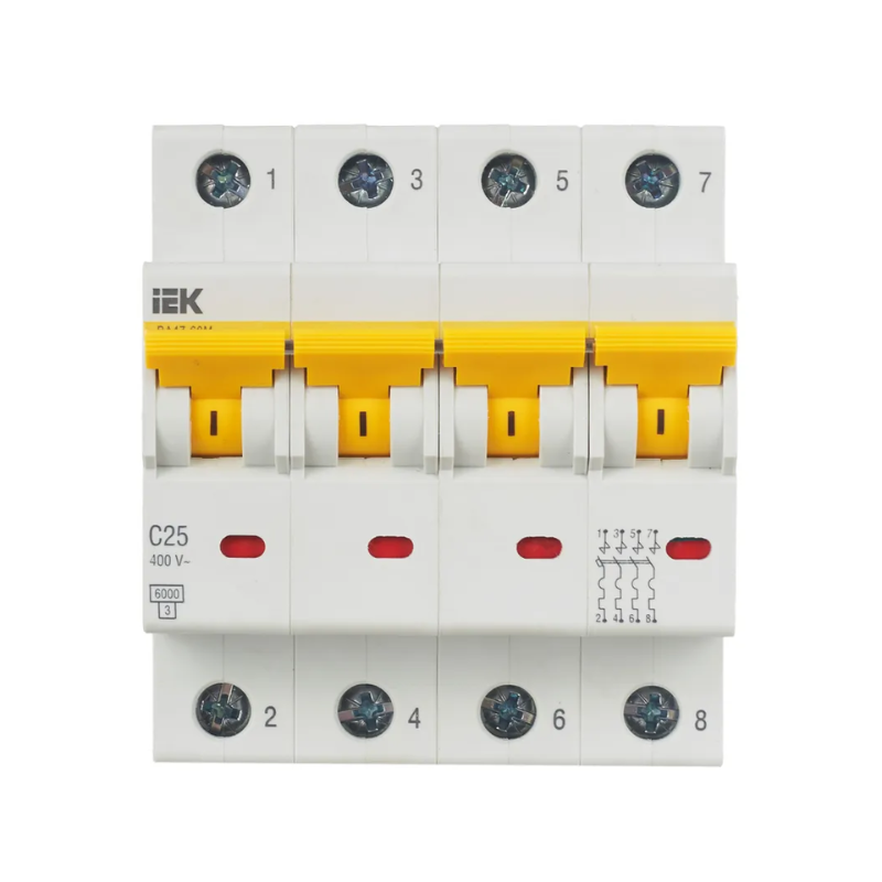mcb-iek-karat-60m-4p-25a-6ka-type-c (2) MCB IEK KARAT 60M 4P 25A 6KA TYPE C