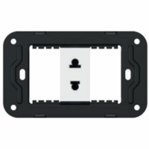 Ổ cắm kích thước 1/3, tiêu chuẩn Châu Âu, không nối đất