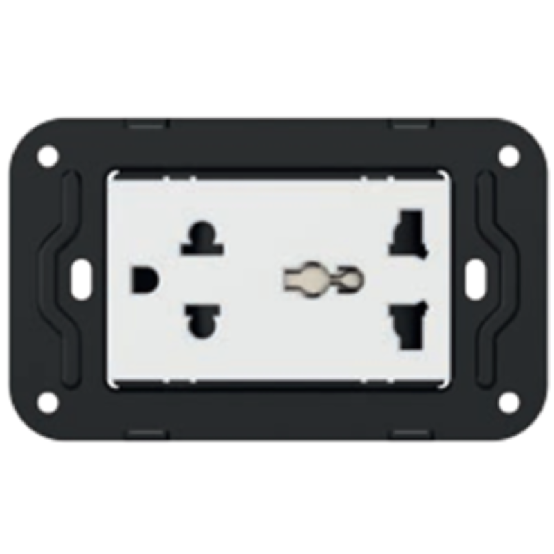 o-cam-kich-thuoc-3-3-tieu-chuan-chau-au-o-doi Ổ cắm kích thước 3/3, tiêu chuẩn Châu Âu, ổ đôi