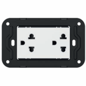 Ổ cắm kích thước 3/3, tiêu chuẩn Mỹ, ổ đôi