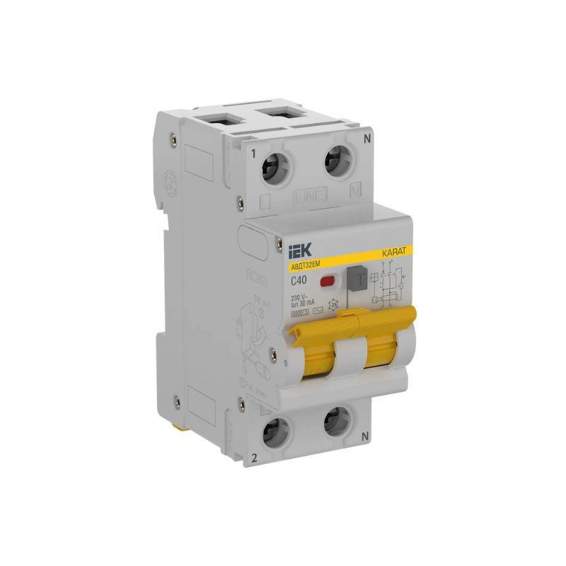 rcbo-iek-karat-avdtem-1pn-40a-30ma-type-c RCBO IEK KARAT AVDTEM 1P+N 40A 30MA TYPE C