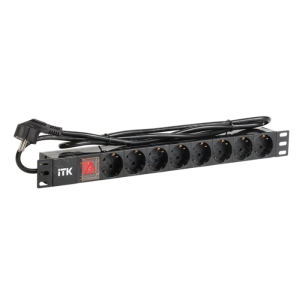 Thanh nguồn PDU ITK 8 ổ cắm Schuko Model PH12-8D1-P